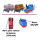 Tren Thomas A Batería 3 Vagones Con Vías De Colores