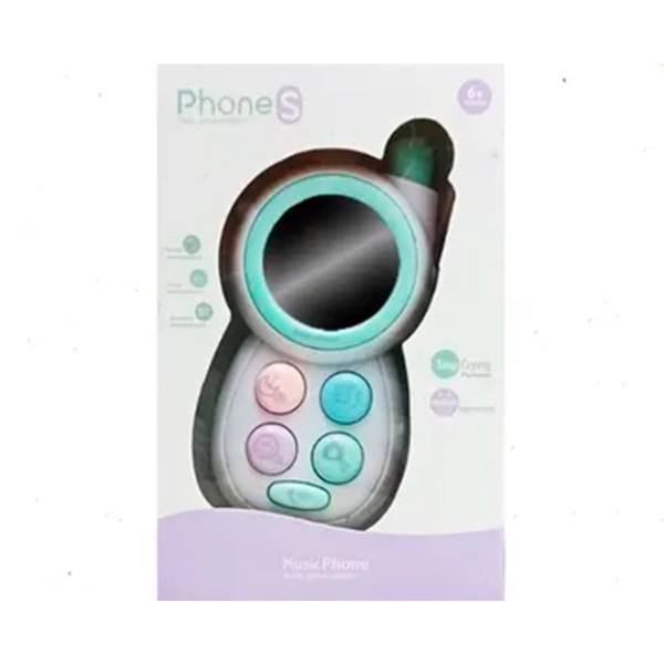 Celular Didactico Musical Bebe C/ Luz Y Espejo