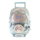 Mochila Frozen Elsa Celeste Con Carro 16 Original Wabro