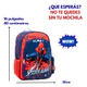 Mochila Escolar Spiderman Espalda 2 Cierres 16 Surtido Wabro