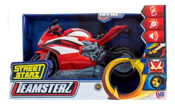 Motocicleta Street Starz Con Luz Y Sonido Teamsterz