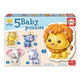 Rompecabezas Puzzle 5 Baby Educa Modelo Animales