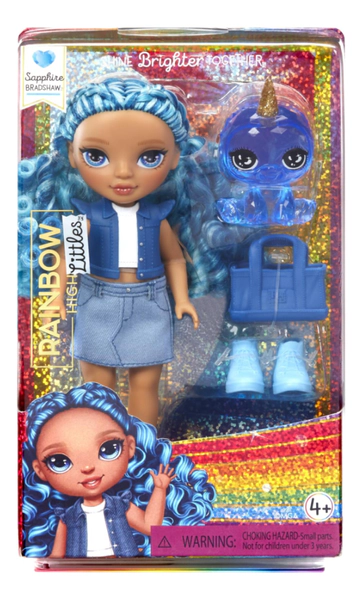 Muñeca Rainbow High Muñeca 15cm Little Sister Con Mascota