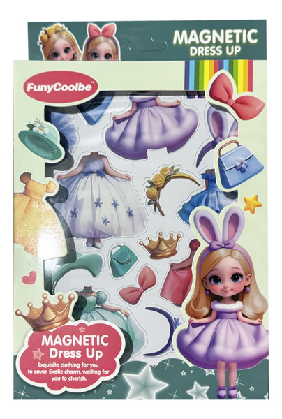 Muñeca Magnetica Para Vestir Con Ropa Y Accesorios