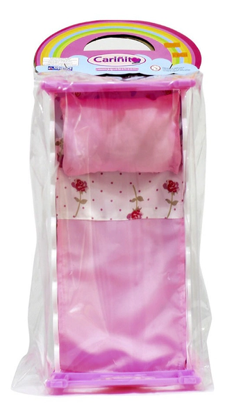 Cama Con Almohada Para Muñeco Bebe 40 Cm Cariñito