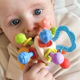 Juguete De Dentición Para Bebé Con Sonajeros Múltiples