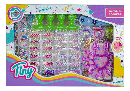 Set De Uñas Tiny Fashion Para Niñas Set Manicure Infantil
