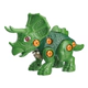 Dinosaurio Triceratop Para Armar 2 En 1 C/luz Y Sonido Artic