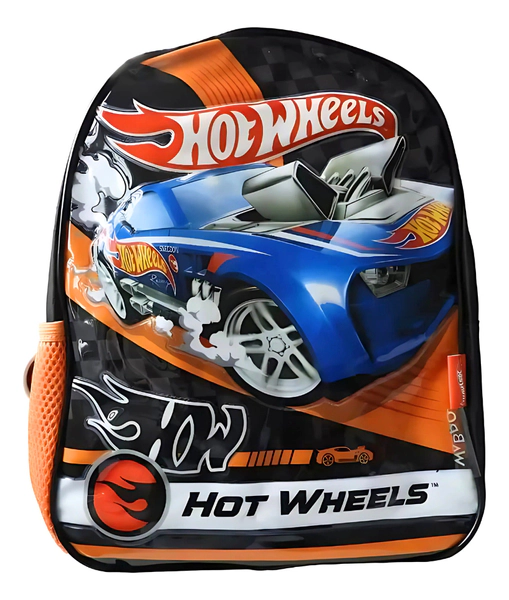 Mochila Escolar De Espalda Hot Wheels Escudería 12' Surtido