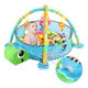 Gimnasio Manta Pelotero Tortuga Oso Bebe 3 En 1 Desmontable