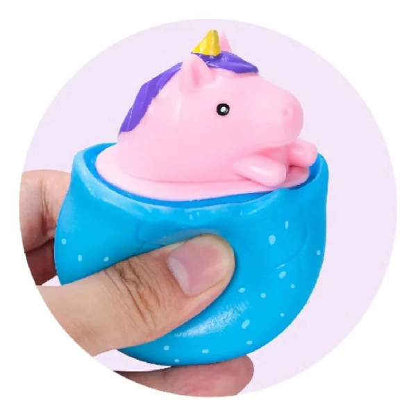 Squishy Antiestrés Shaky Friends - Unicornio