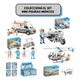 Playset Muñecos Doctores Medicos C/helicoptero