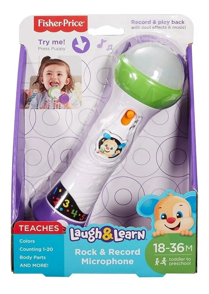 Micrófono Fisher Price Ríe Y Aprende Graba Y Canta