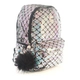Mochila Kooshi Lentejuelas Rombo Espalda 17 Pulgadas