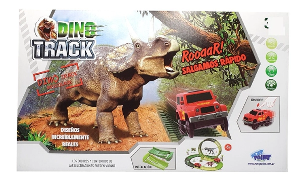 Dino Track Pista De Autos 108 Pz Orig Next Point Cuot