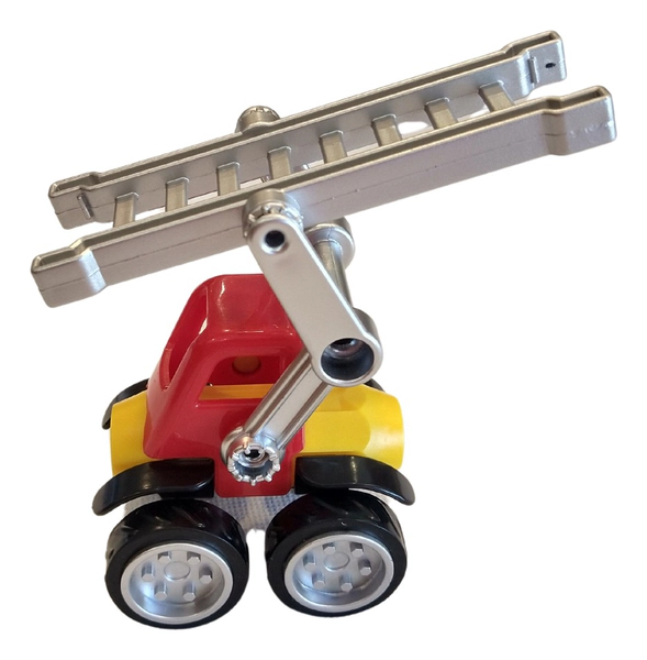 Camion De Rescate P/ Armar Con Bloques De Encastre Magnetic