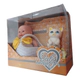 Baby Bebote Lovely Muñeca C/ Canasto Y Mascota De Regalo
