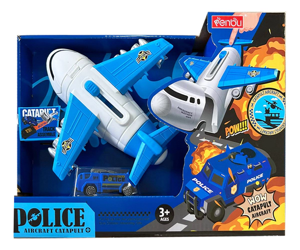 Avión Lanzador Con Auto Juguete Para Impulsar Carreras