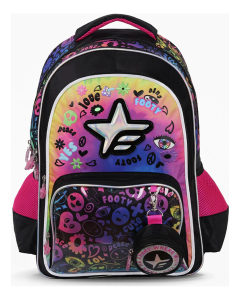 Mochila Footy Espalda 18 Hologram Star F6173
