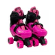 Patín 4 Ruedas Extensible C/ Set De Protección Lamborghini-FUCSIA
