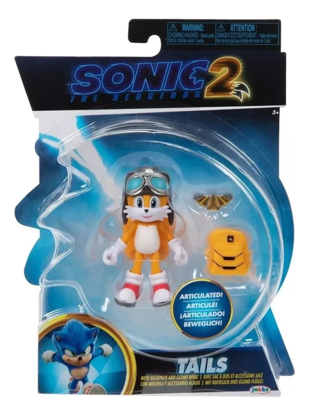 Figura Articulada Sonic 10cm Película Sonic The Hedgehog 2