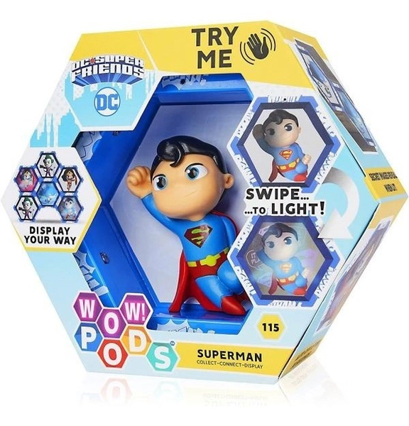 Figura Luminosa Wow! Pod De Superman Original Dc