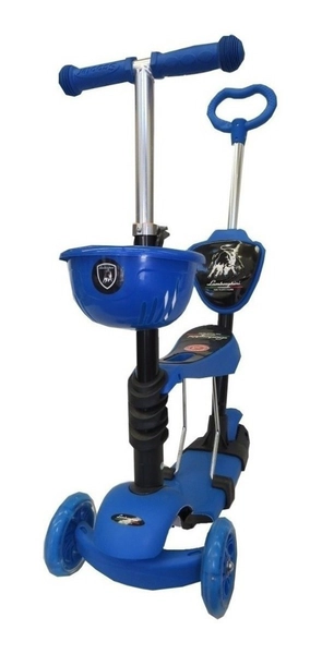 Monopatin Lamborghini 3 En 1 Asiento Regula, Manija
