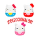 Peluche Hello Kitty Squishmallows 30cm Textura Malvavisco Rojo