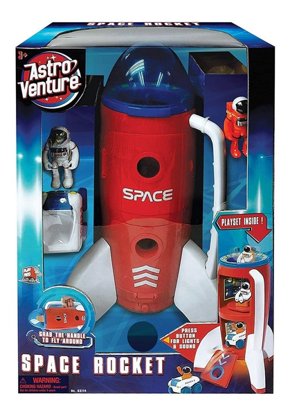 Cohete Espacial Astro Venture Con Luz Y Sonido Orig