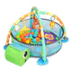 Gimnasio Manta Pelotero Tortuga Oso Bebe 3 En 1 Desmontable