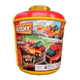 Blocky Bomberos Balde 100 Pzs 1 Muñeco Rasti