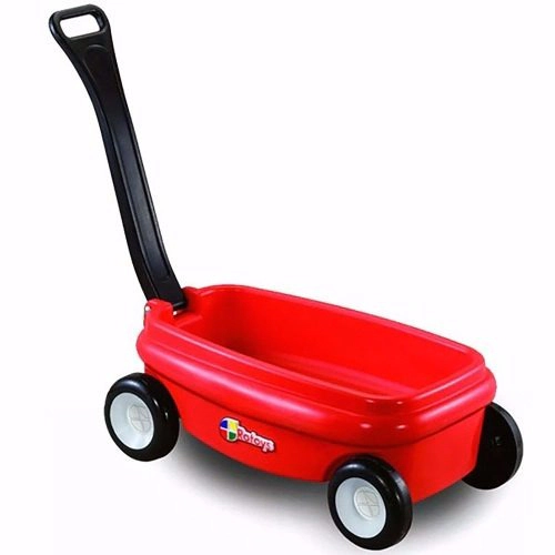 Mini Carrito De Arrastre Para Juguetes Con Manija Rotoys