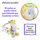 Peluche Jirafa Proyector De Luz Con 3 Colores Y 10 Sonidos