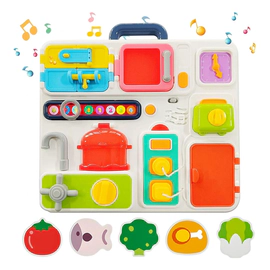 Panel Didáctico Musical Interactivo Tipo Cocina Infantil
