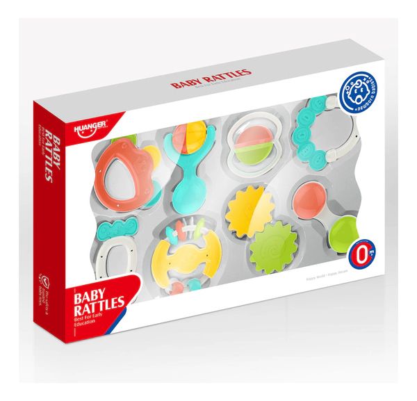 Set De Sonajeros Didácticos Para Bebé Desde Recién Nacido