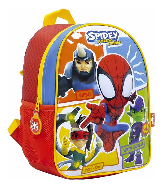 Mochila Escolar Spidey Villanos De Espalda 12' Surtido Wabro