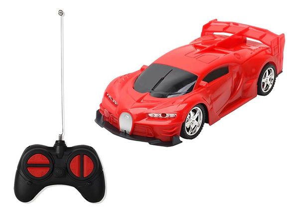 Auto Deportivo De Carrera Con Aleron A Radio Control