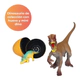 Juguete Velociraptor Con Huevo Simulacion Mega Size