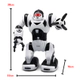 Robot Calvin Camina Con Luz Y Sonido Interactivo