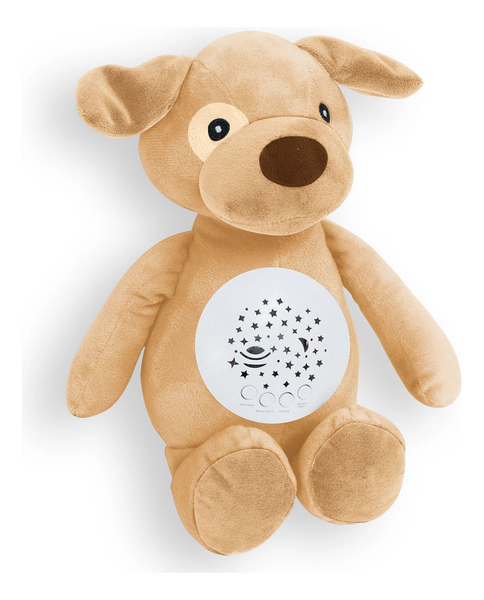 Peluche Proyector Cachorro Con Luces Y Música Para Bebés