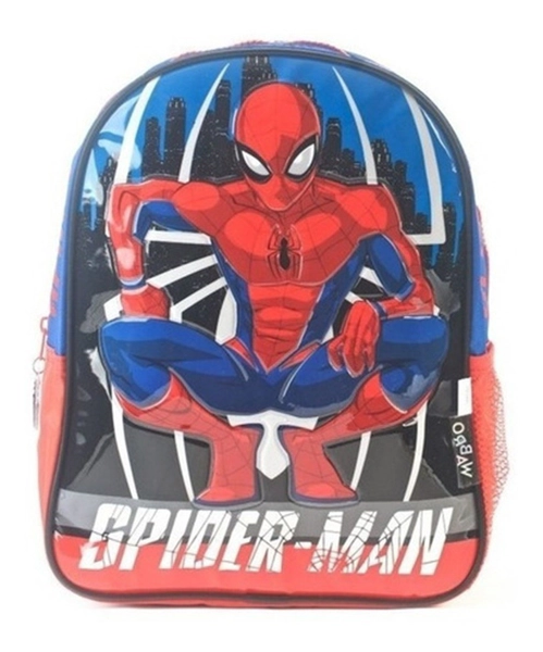 Mochila Escolar Spiderman Crime Fighter Espalda 12p