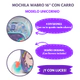 Mochila Escolar Unicornio 4 Cierres Espalda 16' C/luz Zaphir