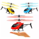 Helicóptero de Juguete Recargable USB Luz Led Doble Hélice Con Sensor ROJO