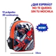Mochila Escolar Spiderman Venom De Espalda 12' Surtido
