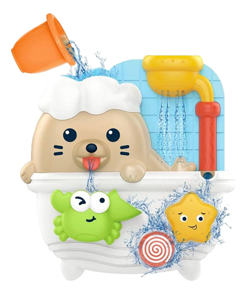 Juego De Agua Didáctico Para Bebé Con Sopapa Forma De Foca