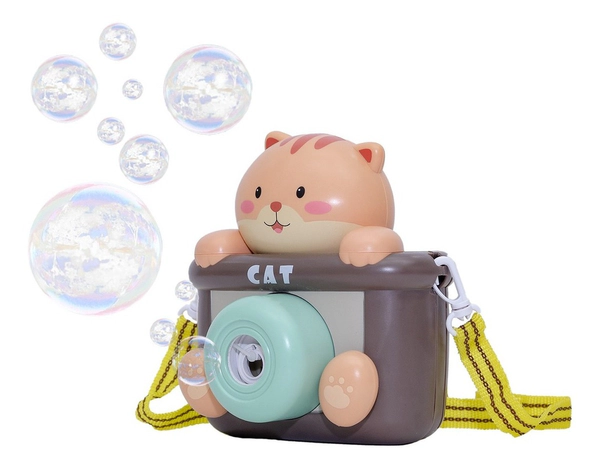 Burbujero Camara Luces Sonido Pila Tiktok Automatico Musica