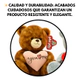 Peluche De Oso Sentado Con Corazon 25cm De Altura