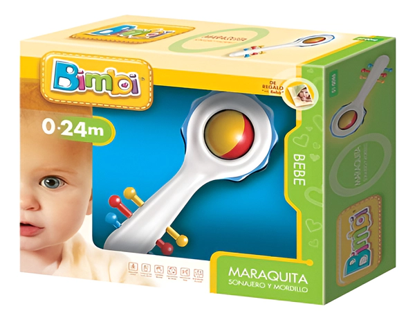 Maraquita Con Sonido Y Movimiento Bebe Original Dimare