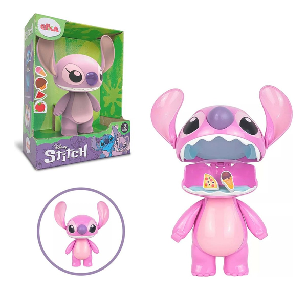 Muñeca Articulada Angel Stitch Abre La Boca 23 Cm