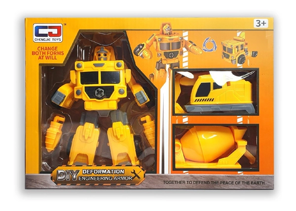 Camion Transformers 3 En 1 Con Accesorios De Construcción